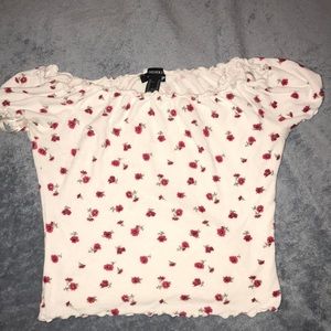 Forever 21 Off the shoulder Crop top